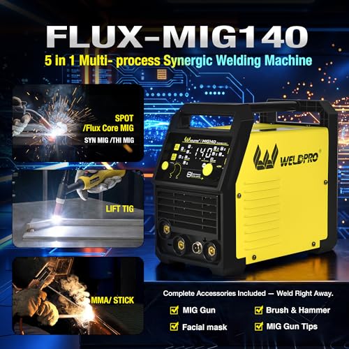 WELDPRO 140A 5-in-1 MIG Welder
