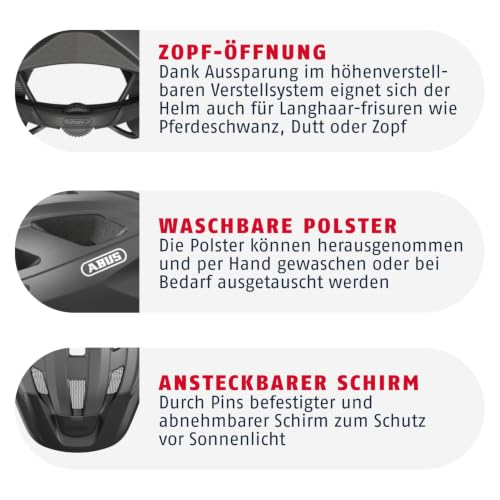 ABUS Rennradhelm Macator - sportiver Fahrradhelm für Einsteiger - auch für Zopfträger/-innen - für Damen und Herren - Rosa Glänzend, Größe L – Ansicht 4