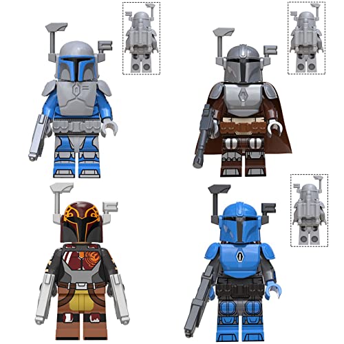 Muchable 11 Pcs Building Blocks Figures Toys Sets, Pack Battle Droids With Weapons Set Figure 1.75 Inch Warrior Figurestroopers Droids Boys Kids Gift #TOP2