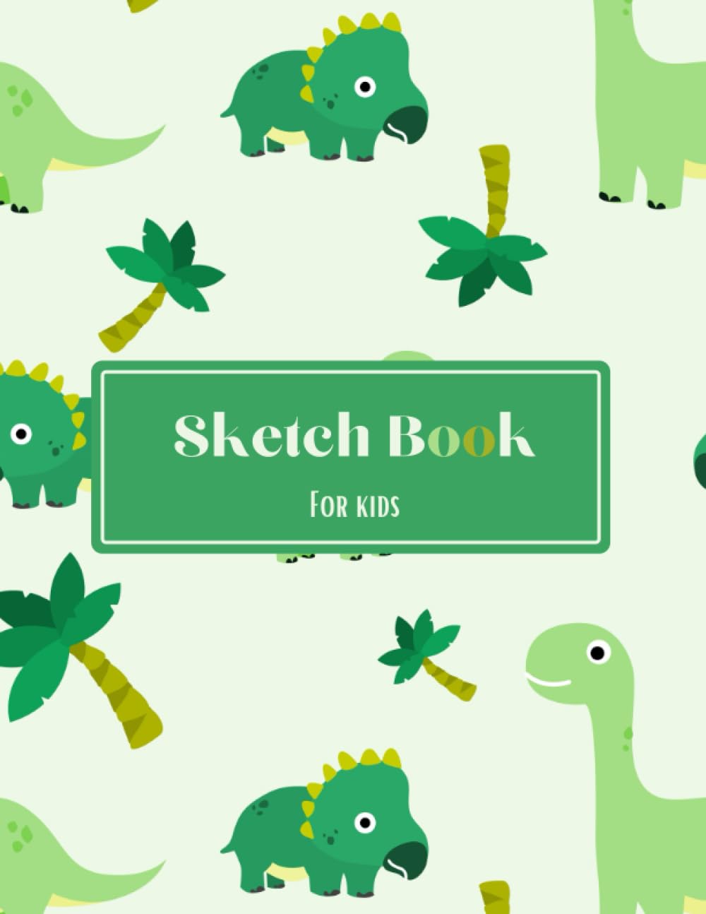Sketchbook with dinosaur themed for kids: sketchbook with dinosaur themed for kids With 100 pages of blank paper, 8.5 * 11 inches.