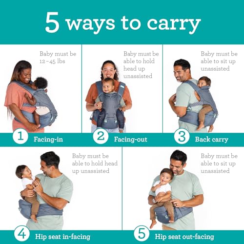 Infantino 200012-03 Hip Rider Plus 5-In-1 Hip Seat Carrier thumb #2