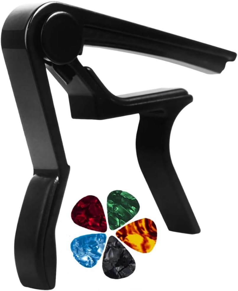 Mustang One Handed Trigger Guitar Metal Capo Quick Change For Ukulele