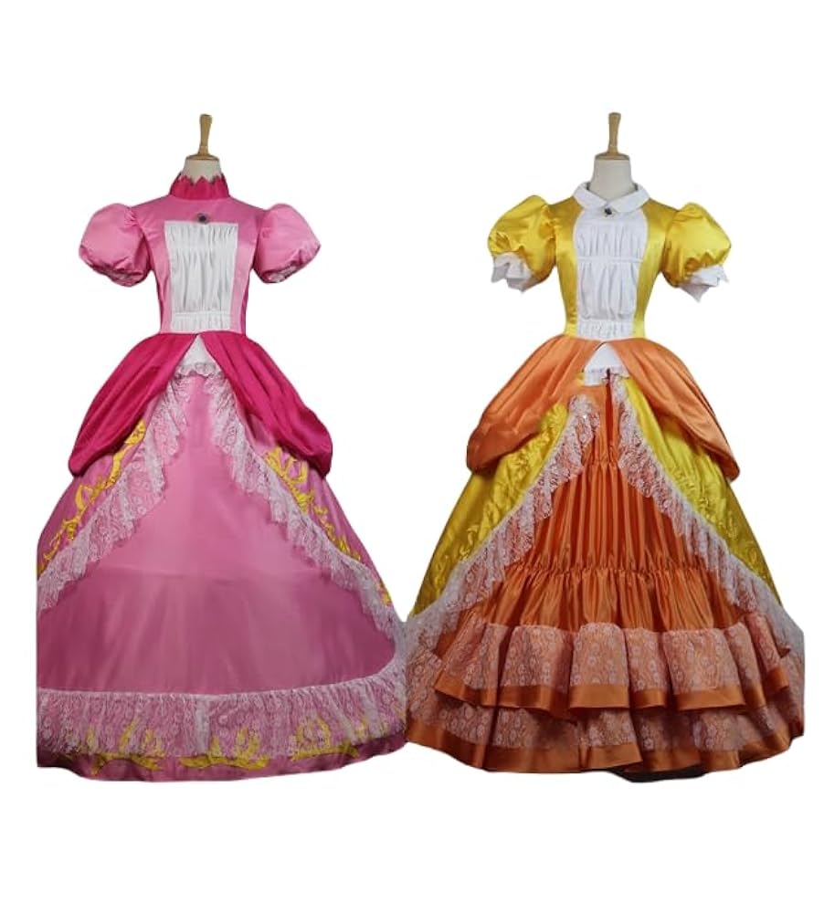Amazon.co.jp: [TAOTAO] ディズニーコスプレ衣装大人ピーチ姫