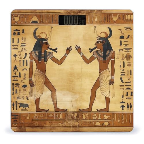 Báscula Digital Bathroom Ancient Egyptian con Plataforma Ancha miniatura 1