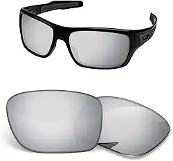 Lentes de substituição de 1,5 mm compatíveis com óculos de sol Oakley Turbine OO9263, antiarranhões e resistentes a impactos