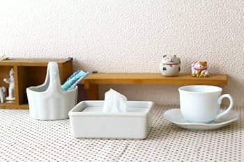 ティッシュケース  陶器  ホワイト 楽天市場】陶器製ティッシュケース おしゃれでホテルライクな
