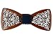 Wooden Bowtie Mens Bow Tie for Anniversary Birthday Wedding Groomsmen Vintage Style Apparel Novelty Accessory