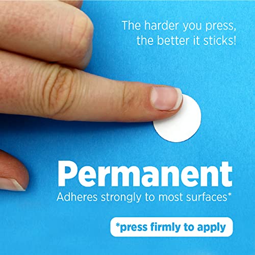 Chromalabel 1 Inch Round Label Permanent Color Code Dot Stickers, 1000 Labels Per Dispenser Box, Orange #TOP2