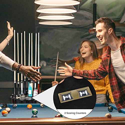 8 Pool Stick Holder Floor Stand, Pool Cue Rack, Pool Billiard Stick & Ball Floor Stand With Scorer, Pool Table Accessories For Billiard Room Or Club (Cue Rack Only) #TOP3
