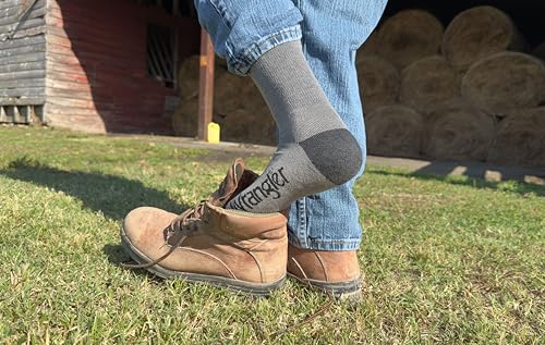 Wrangler Mens Ultra Dri Sorbtek Seamless Toe Tall Boot Socks 3 Pair Pack3