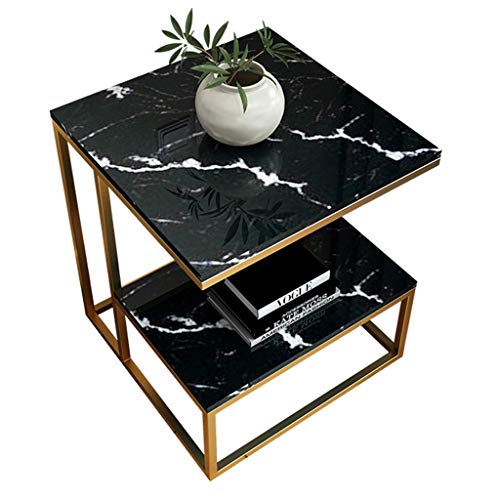 Table d'appoint carrée compacte 45x45cm pour optimiser petits salons