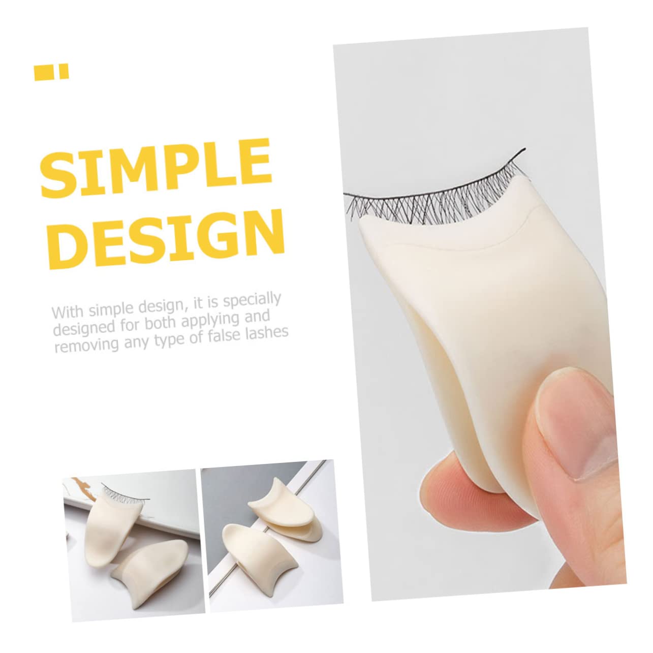 Healeved 10pezzi Per Applicare e Rimuovere Mascara Falsi Per Extension Clip Per Pratiche