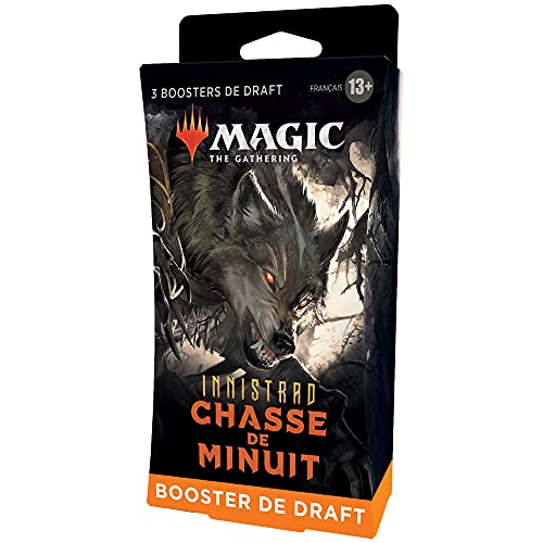 Magic: The Gathering- Pack de Draft de 3 boosters Innistrad : Chasse de Minuit, Multipack