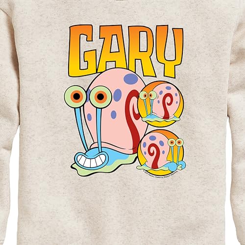HYBRID APPAREL - Spongebob Squarepants - Gary The Snail - Toddler & Youth Crewneck Fleece Sweatshirt3