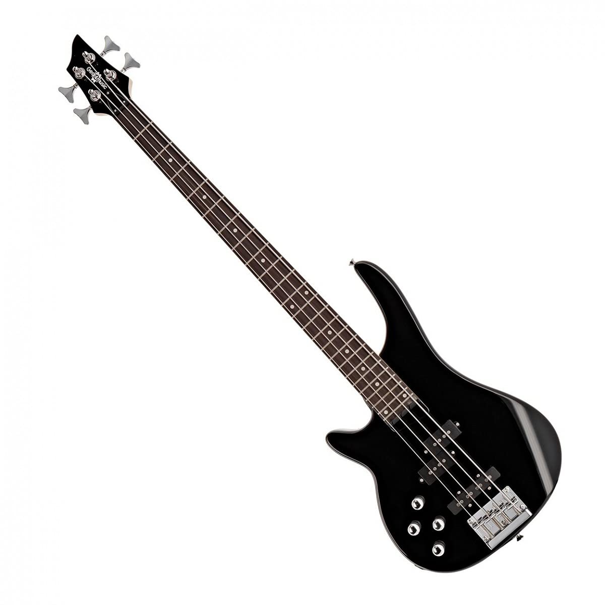 Gear4music Chicago Bassgitarre Set Linkshänder mit 15W Verstärker