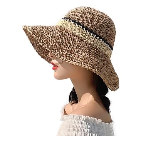 WITERY Trendy Summer Straw Sun Hat Cover