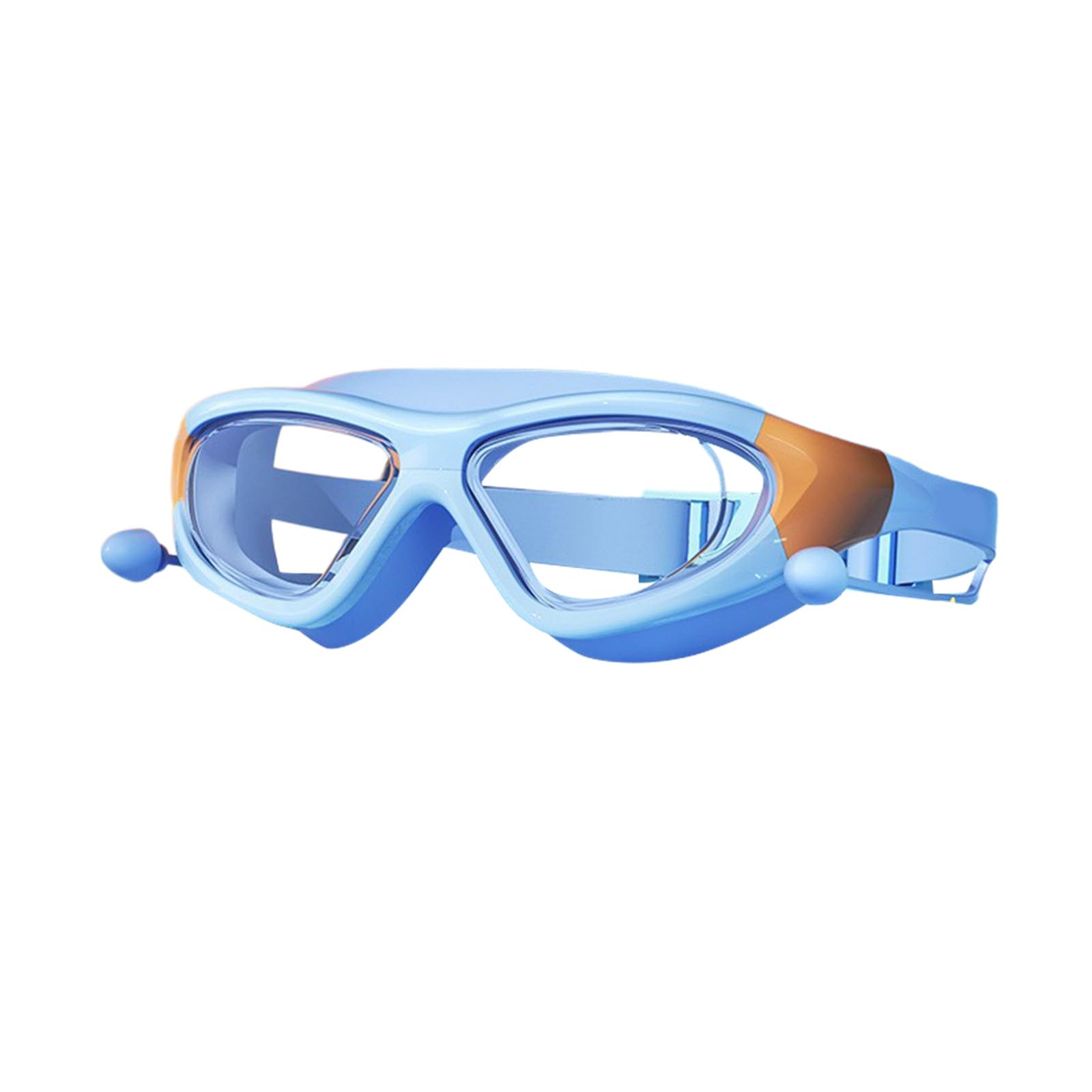 Kids Swimming Goggles, Swim Goggles for Kids 3-14, Silicone Swimming Glasses Anti-Fog Resist Leak Proof Swim Eyeglasses with Adjustable Straps for Boys Girls Pool Beach