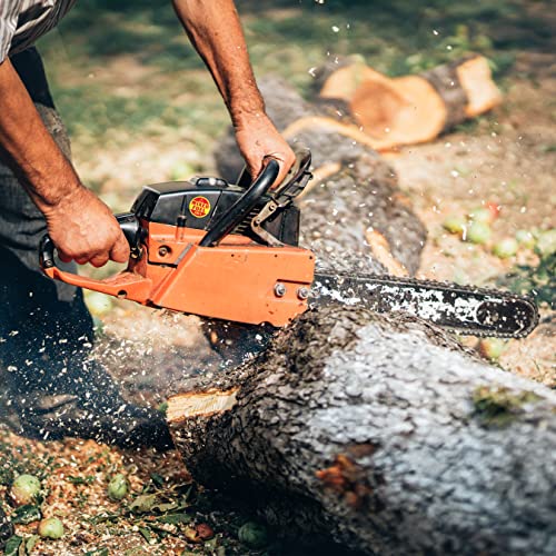 Image of Mixed Fuel Only Sticker, 2 Cycle Labels for Outdoor Fuel Power Equipment - Weather Proof, Extreme Stick, Commercial Grade Labels by Fuel Stickers - USA Made (1 inch Round), 20 Labels