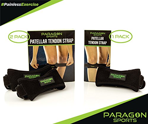 Patella Knee Strap for Running, Fitness, Stairs Climbing/Adjustable Patellar Tendon Support Band for Basketball, Athletics by Paragon Sports/Pain Relief Brace for Jumper's Knee and Chondromalacia - Image 4
