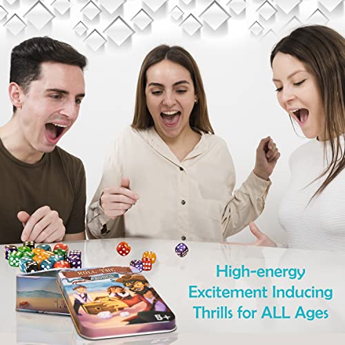 Roll the Bones Dice Game for Kids & Adults, Fastpaced Dice Game for Family Game Night, 26