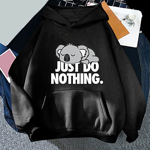 Sudadera con capucha para mujer en algodón corte holgado y cómodo A62 2