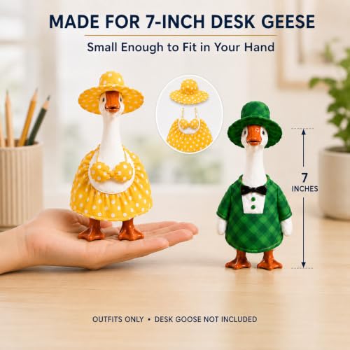 Amazon – 8-Pack Seasonal Outfits for 7-Inch Desk Goose - image 4