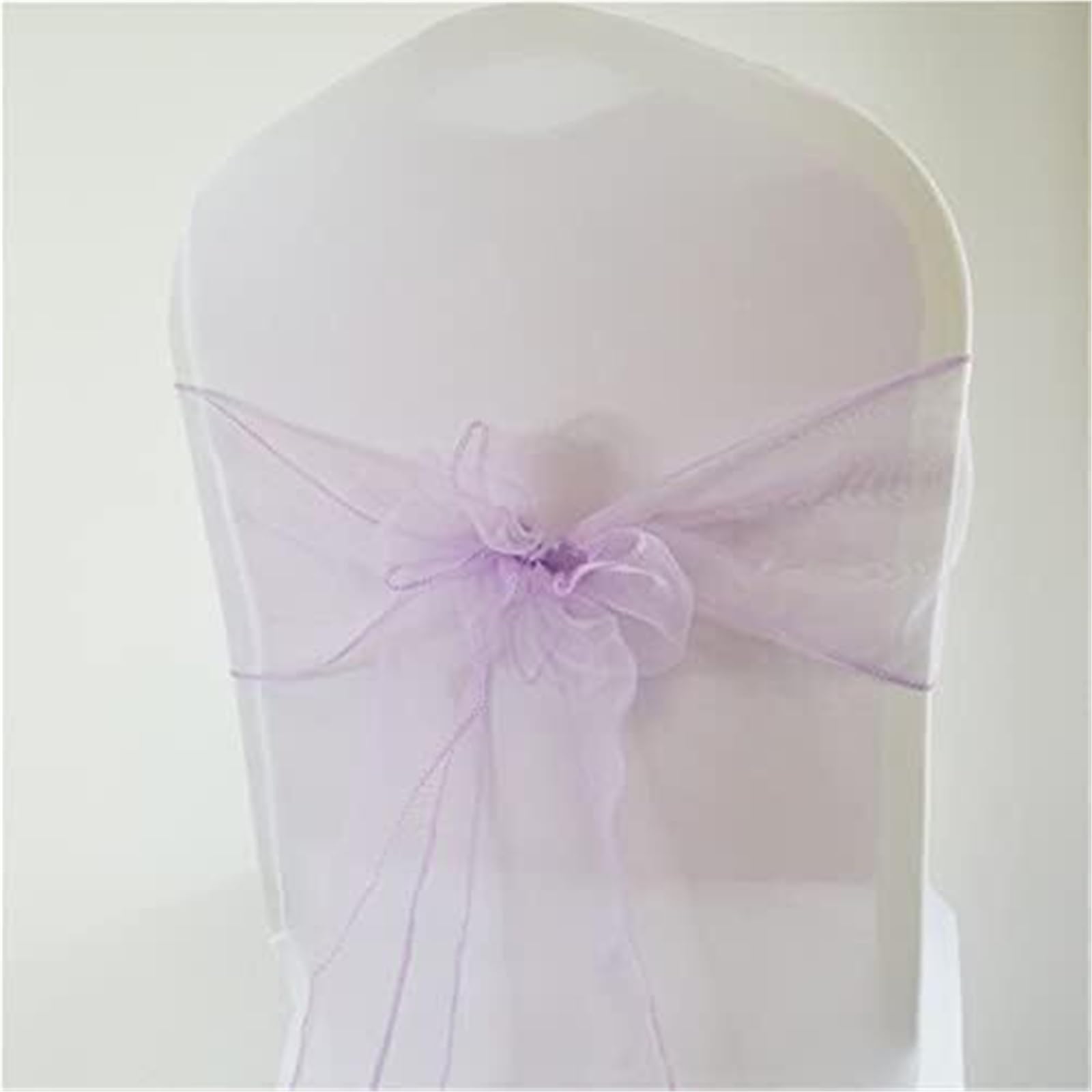 Kokardy na krzesła weselne,Eleganckie szarfy, 10PC Kryształ Organza Krzesło Węzeł Krzesło Ślubne Dekoracja Szarfy Kokarda Impreza Bankiet Hotel Krzesła Imprezowe Zespół Dekoracja Hotelowa Dostawy(Lave