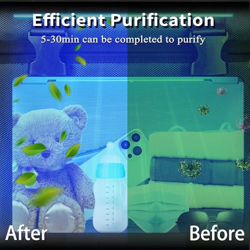 image for coospider-repta UV Light Sanitizer Ozone Box, Portable Foldable UV Cle