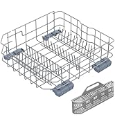 UPGRADED WD28X26099 Dishwasher Lower Dishrack Assembly Compatible with GE Dishwasher Rack Replace...