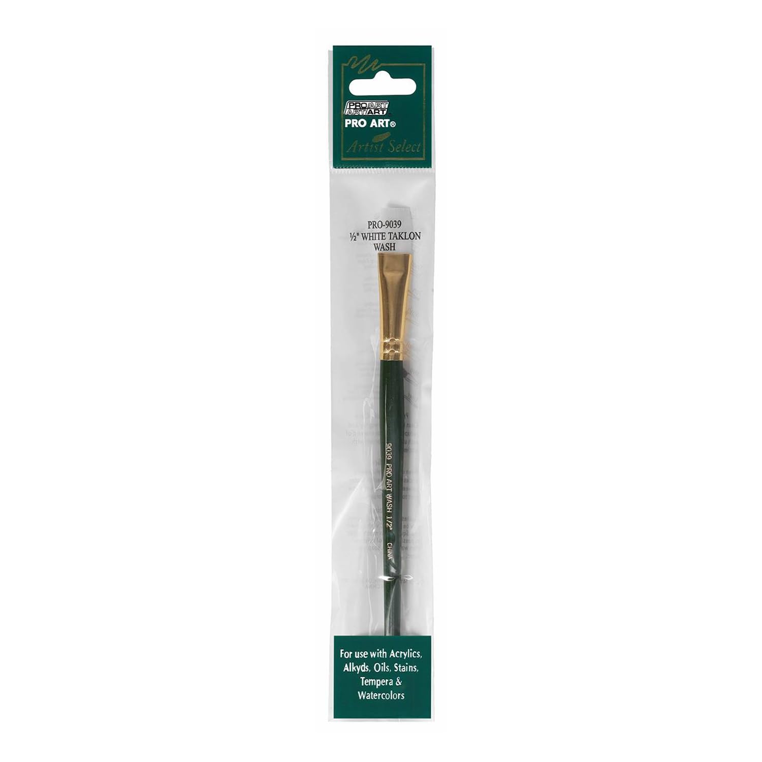 pro art white nylon paintbrush