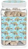 YouCustomizeIt Mosaic Fish Dog Treat Jar