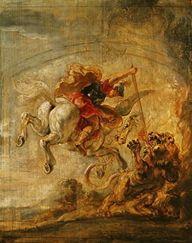 Affiche Pégase Rubens Graffiti 60x90cm pour moderniser un mur blanc