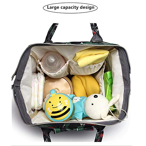 Multi-Function Diaper Bag For Baby Care Wide Open Nappy Bags Large Capacity Handbags Travel Backpack Waterproof Lightweight Dark Camo #TOP5