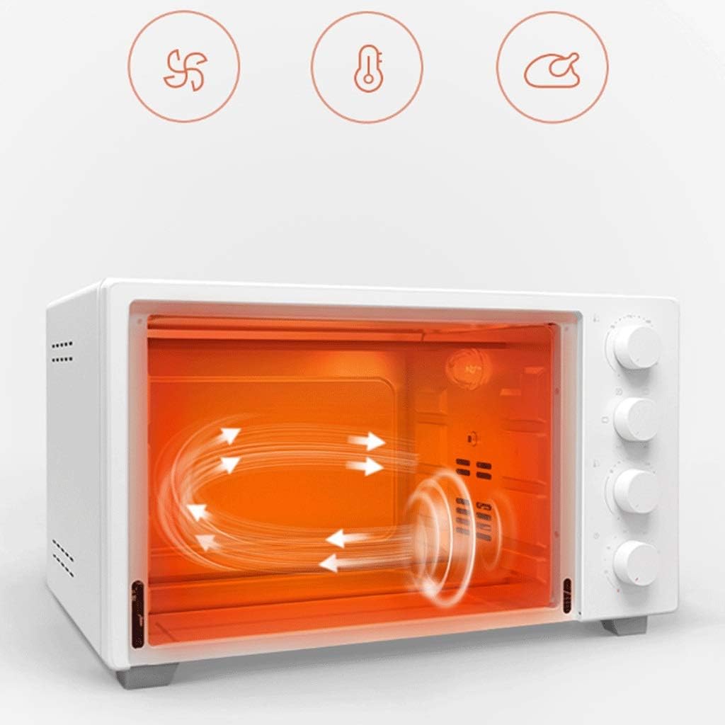 Digital Convection, Precise Temperature Control Electric Oven, Large Capacity 32L, White