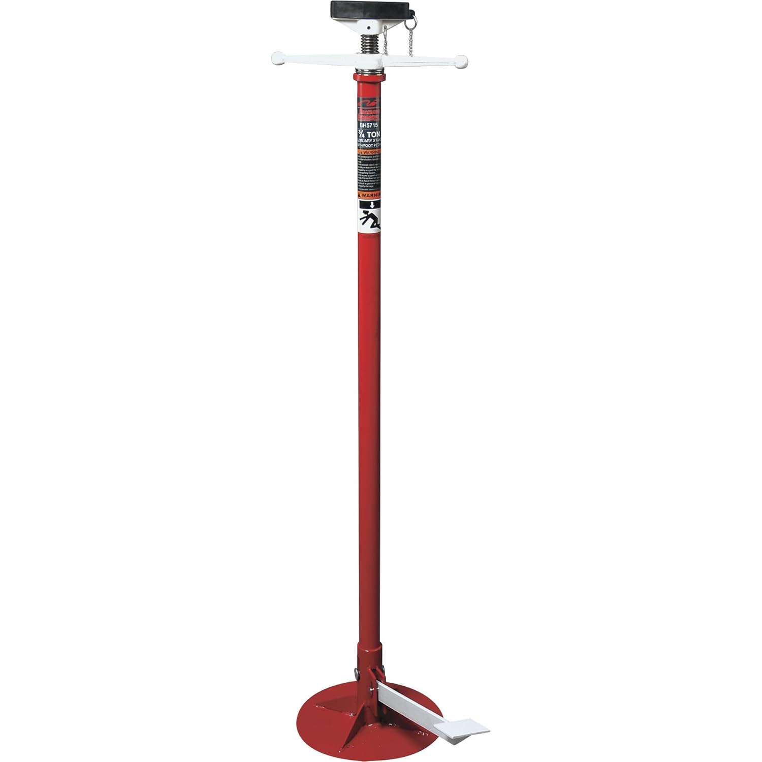 Blackhawk BH5715 3/4 Tons Auxiliary Stand with Foot Pedal, 12" Height, 54" Width, 12" Length