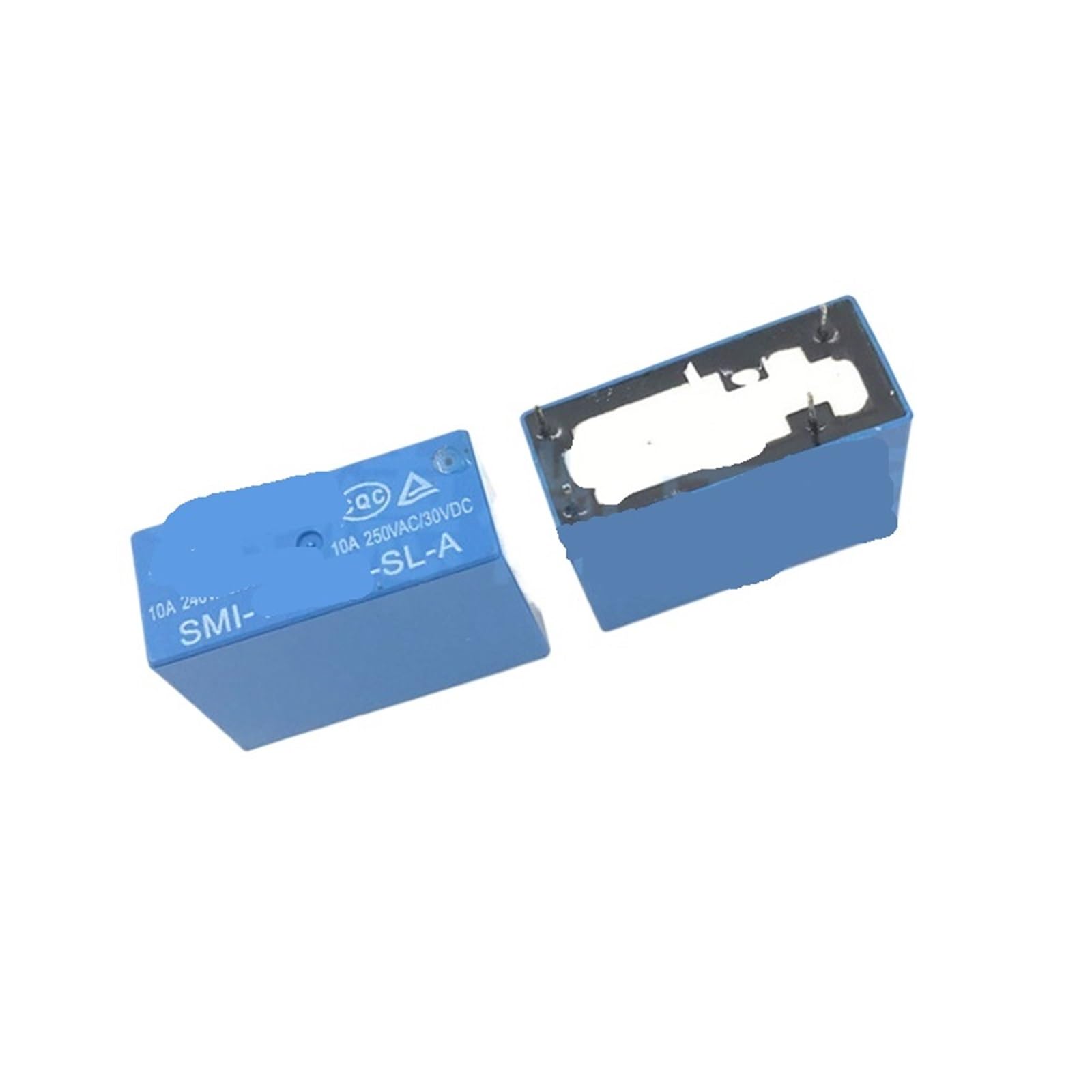 Lot de 2 relais 12V 10A 4 broches pour commutation de circuit électrique stable