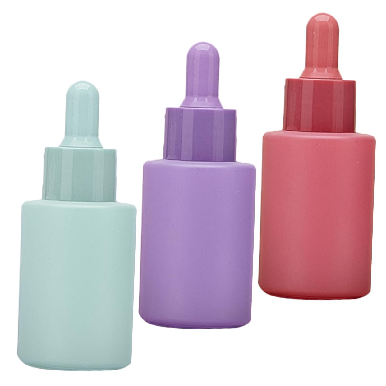 15pcs Portable Glass Dropper Bottles Leak Travel Containers for Liquids Multi-use Dropper Bottles Colors