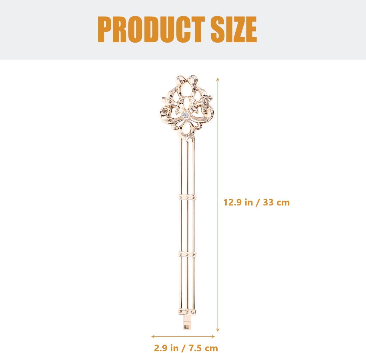 ORFOFE Quartz Wall Clock Pendulum Replacement Metal Clock Pendulum Parts DIY Repair Accessory for Wall Movements Birthday Wedding Christmas