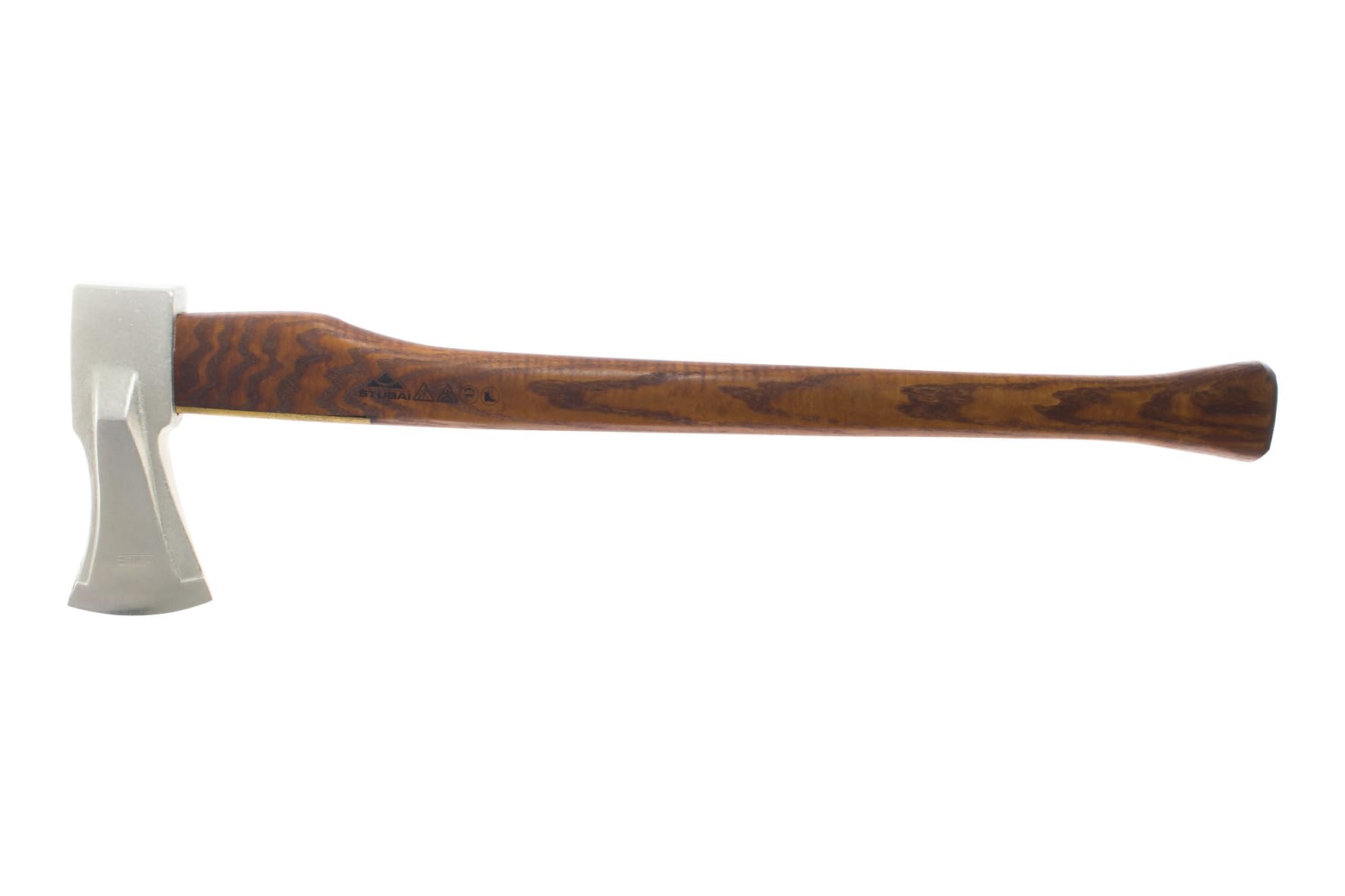 Stubai 671922NRM - Súper hacha de partición imitación acero, con protección de mango latón, 1800 g
