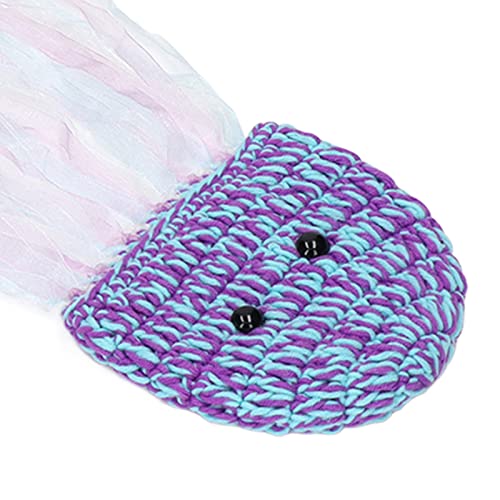 Chapéu de tricô para Fotografia de bebê Engraçado, Macio e Macio, Estojo para Chapéu de Foto de bebê