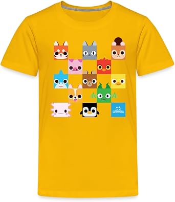 Pet Simulator - Checkered Faces T-Shirt Kids