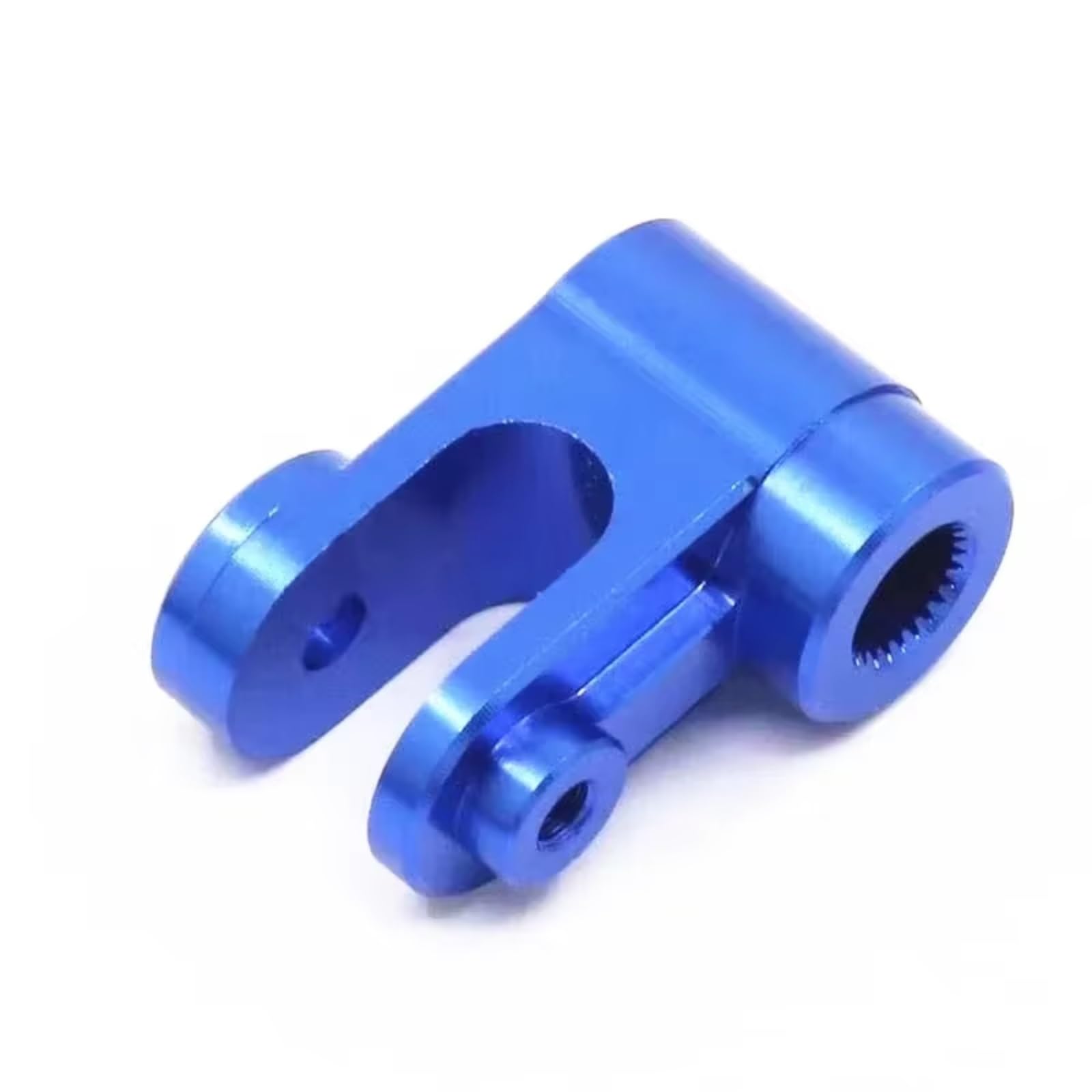 RC Car Accessories for Traxxas for X-maxx 1/5 for XRT 1/6 for Maxx 1/10 Metal Servo Mount Adapter and 25T Servo Arm 7749 RC Car Upgrade Parts(Blue)