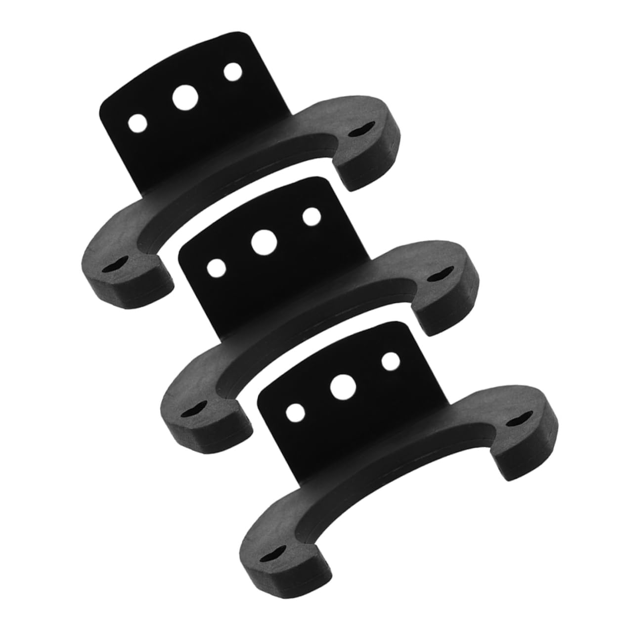 Mikinona 3pcs Wall Mounted Mic Hook Holder Durable Microphone Hanger for Broadcasting Rooms Lightweight Design for No Wire Microphones Practical Storage