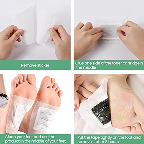 Detox Voetpleisters, 50 stuks Voetverzorging pleisters, Foot Patches, voor Voetverzorging, detox-pleisters, bevordert de… - Image 7