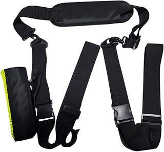 VANZACK Paddleboard Surf Leash 1 Set of Paddle Board Carrying Straps Multifunctional Surfboard Carrier Adjustable Surfboard Straps Hands Free Leash Carry Strap