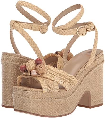 Sam Edelman Women's Tate Wedge Sandal, Eggshell, 9.5 | Image 6