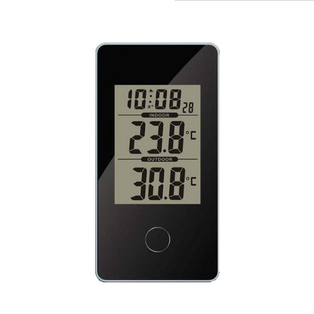 Multi-Funzione di Allarme LCD Digital Clock termometro elettronico termometro dell'interno Famiglia Stazione Meteo con retroilluminazione Display