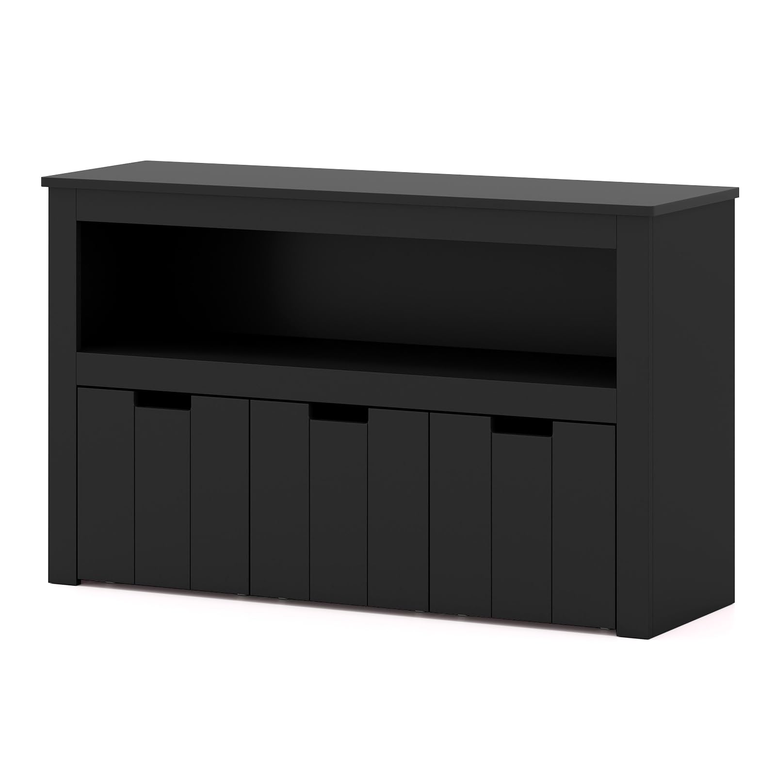 IFANNY Toy Storage Organizer, Kids Bookshelf w/Removable Drawers, Playroom Organization & Storage, Small Bookcase for Children, Book Shelf for Kids