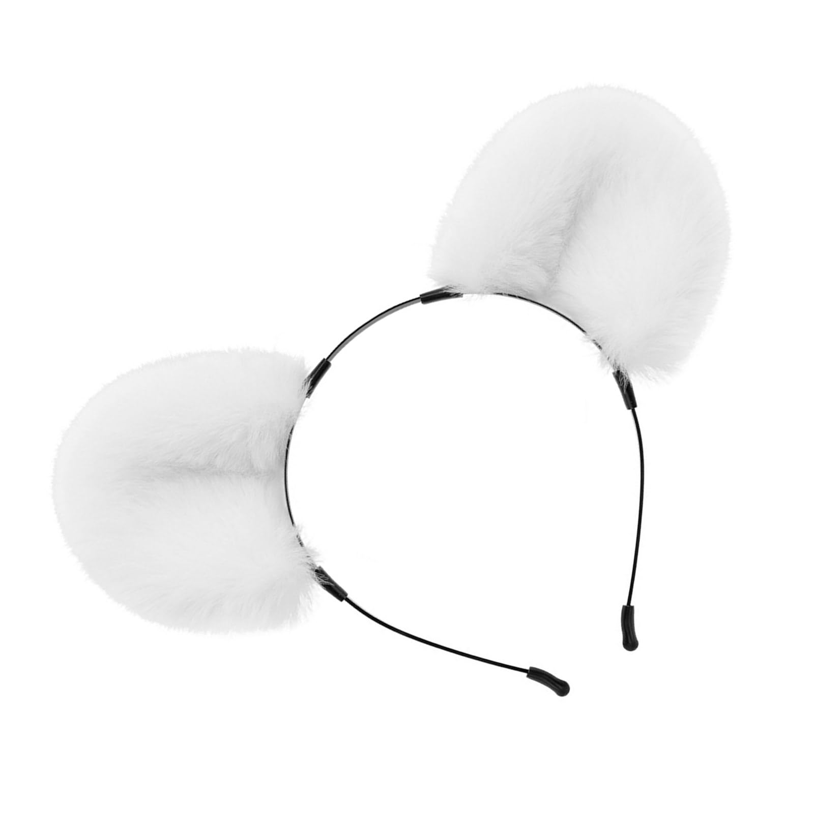 Fentency Rabbits Ears Hairband Photo Props Furry Hair Hoop Headband Party Headpiece Fun Headbands for Music Festival