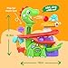 Move2Play, Air-Powered Dinosaur Ball Popper | 30+ Songs, Sayings, & Lights | Baby & Toddler Toys Ages 6 7 8 9 10 12+ Months | Boy & Girl Gift for 1, 2+ Year Olds | Birthday Present